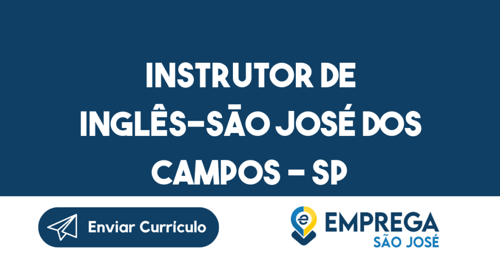 Instrutor De Inglês-São José Dos Campos - Sp 1