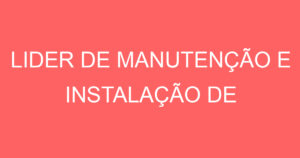 Lider De Manutenção E Instalação De Refrigeração-São José Dos Campos - Sp 2