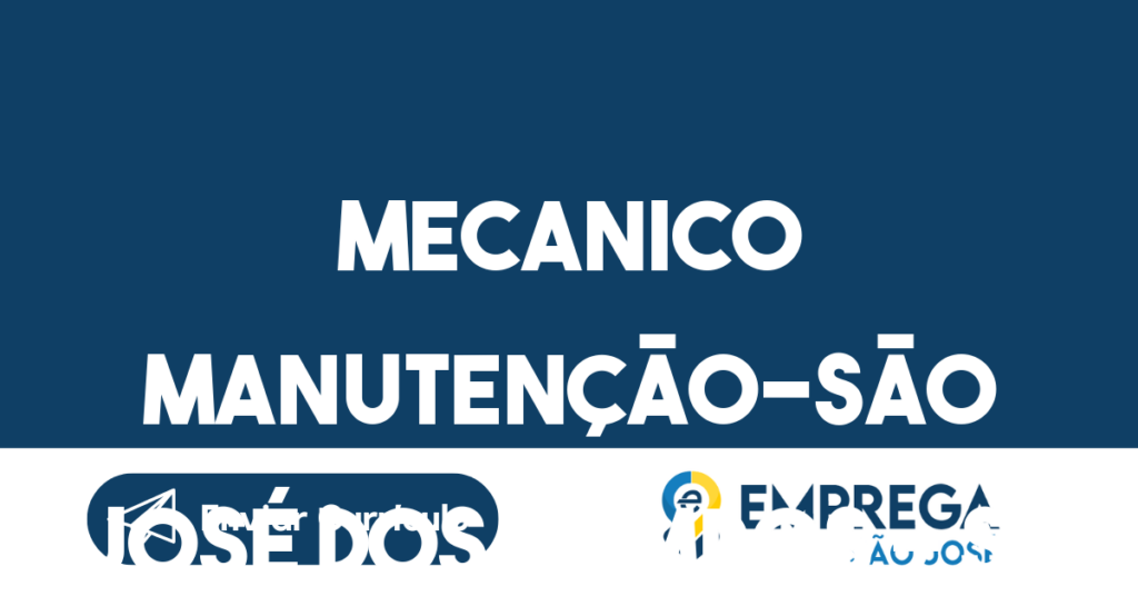 Mecanico Manutenção-São José Dos Campos - Sp 1