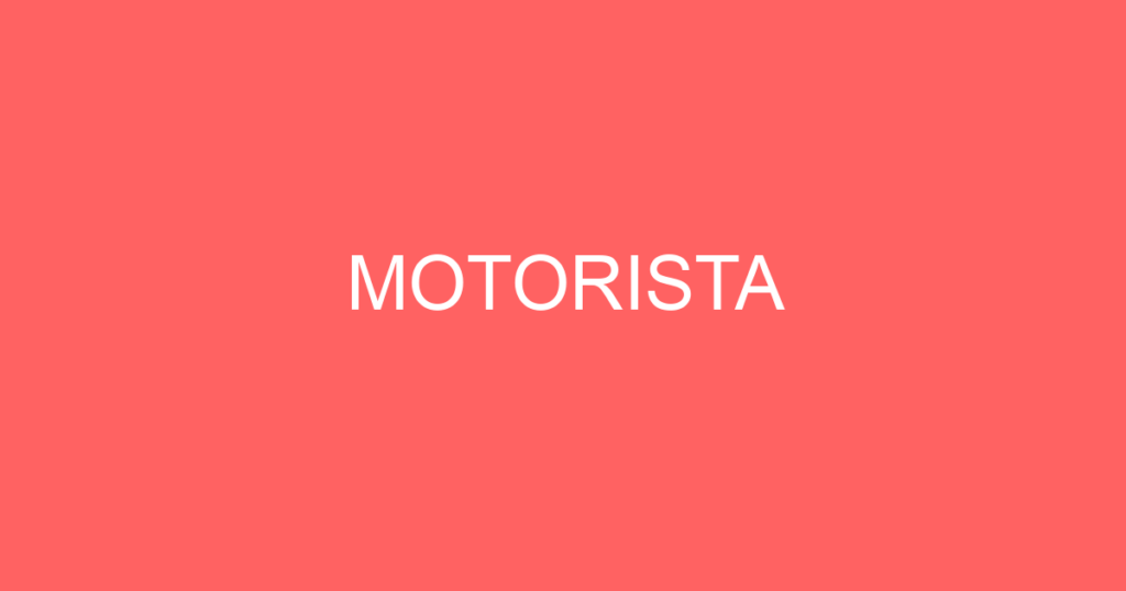 Motorista-São José Dos Campos - Sp 1