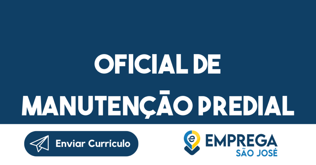 Oficial De Manutenção Predial-São José Dos Campos - Sp 1