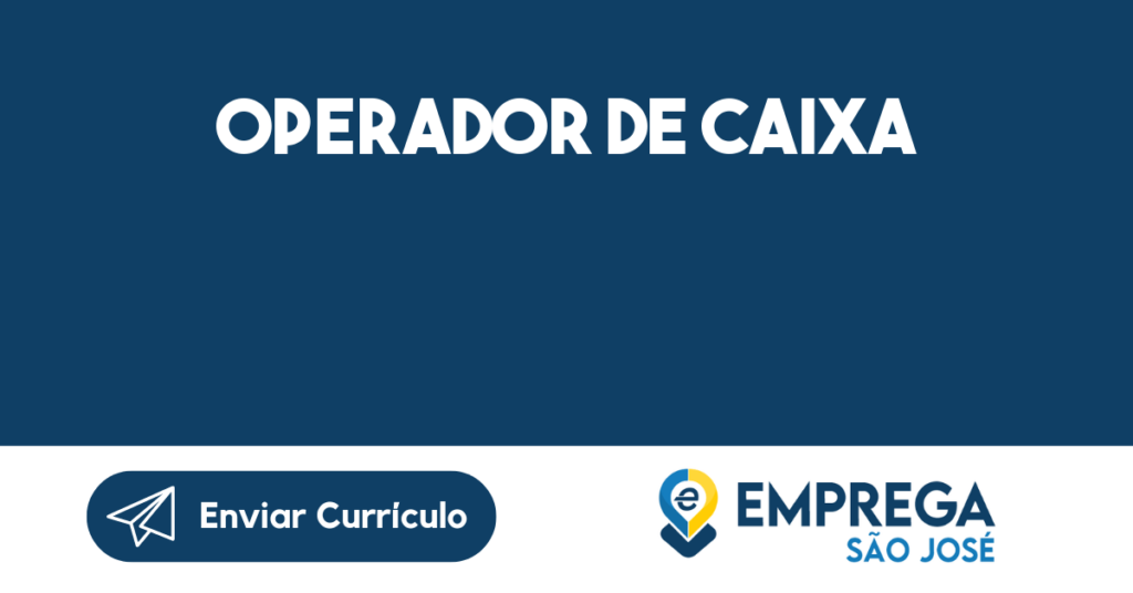 Operador De Caixa-Jacarei - Sp 1