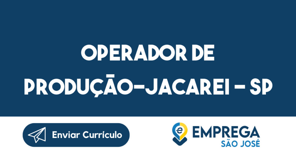 Operador De Produção-Jacarei - Sp 1