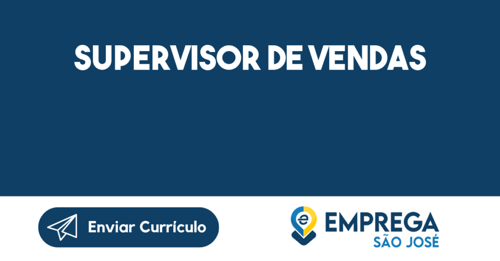 Supervisor De Vendas-Jacarei - Sp 1