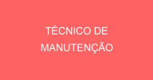 Técnico De Manutenção-São José Dos Campos - Sp 13