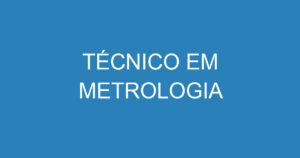 Técnico Em Metrologia 1