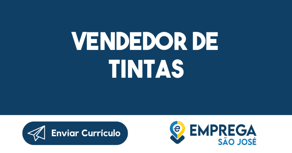 Vendedor De Tintas-São José Dos Campos - Sp 1