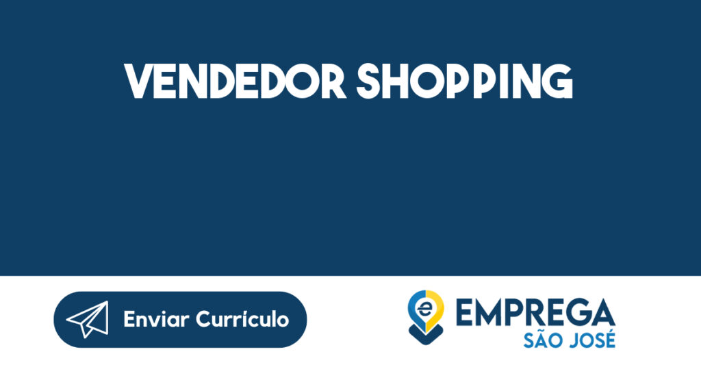 Vendedor Shopping -São José Dos Campos - Sp 1