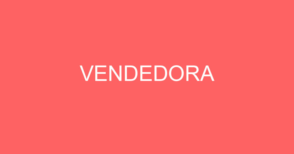 Vendedora 1