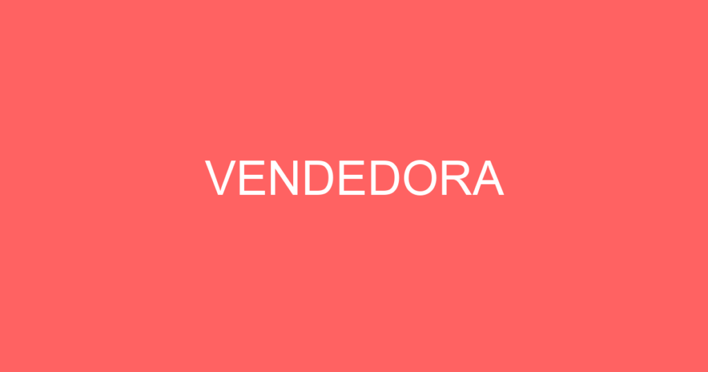 Vendedora-São José Dos Campos - Sp 1