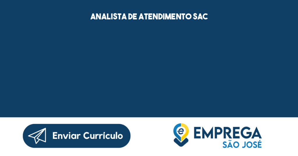 Analista De Atendimento Sac-Jacarei - Sp 1