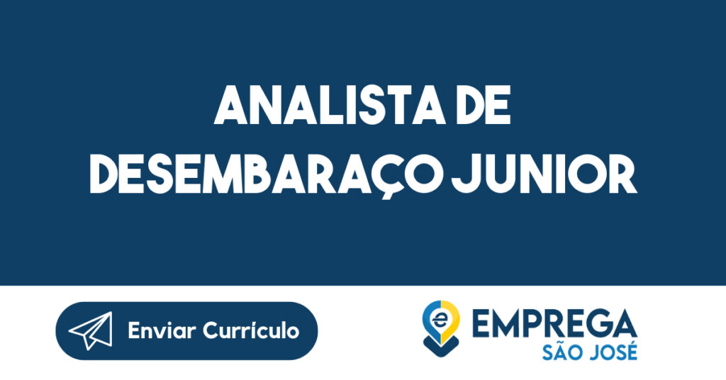 Analista De Desembaraço Junior-São José Dos Campos - Sp 1