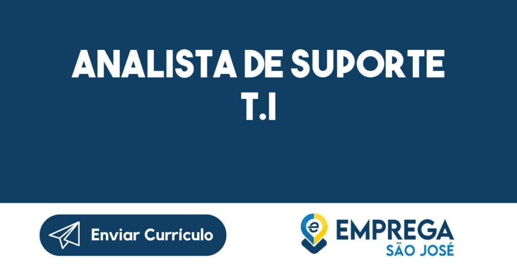 Analista De Suporte T.i-São José Dos Campos - Sp 1