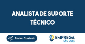 Analista De Suporte Técnico -São José Dos Campos - Sp 2