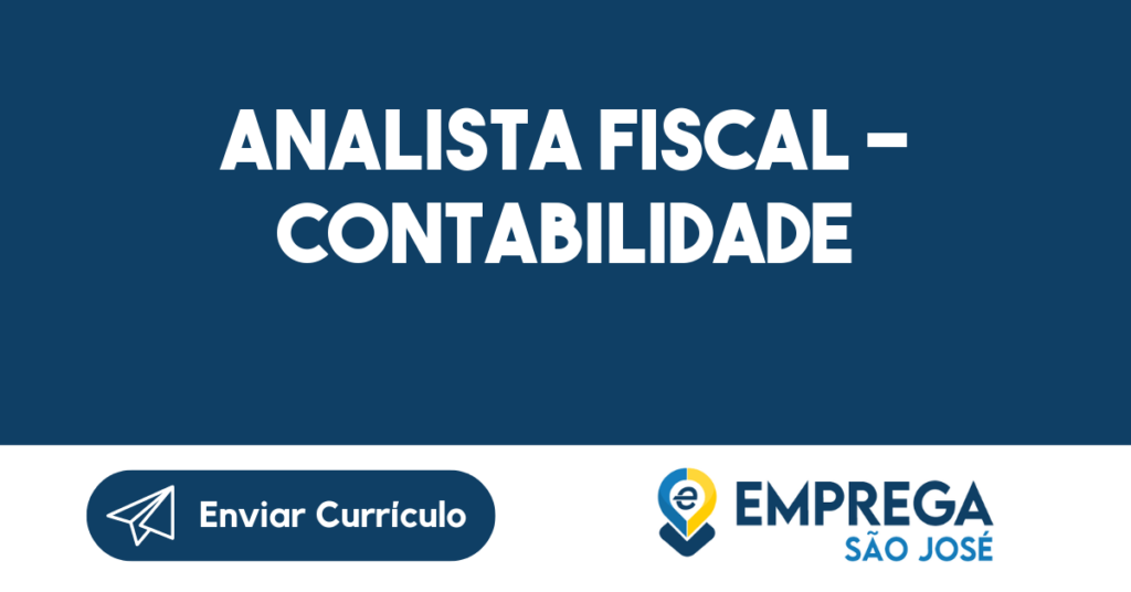 Analista Fiscal - Contabilidade-São José Dos Campos - Sp 1