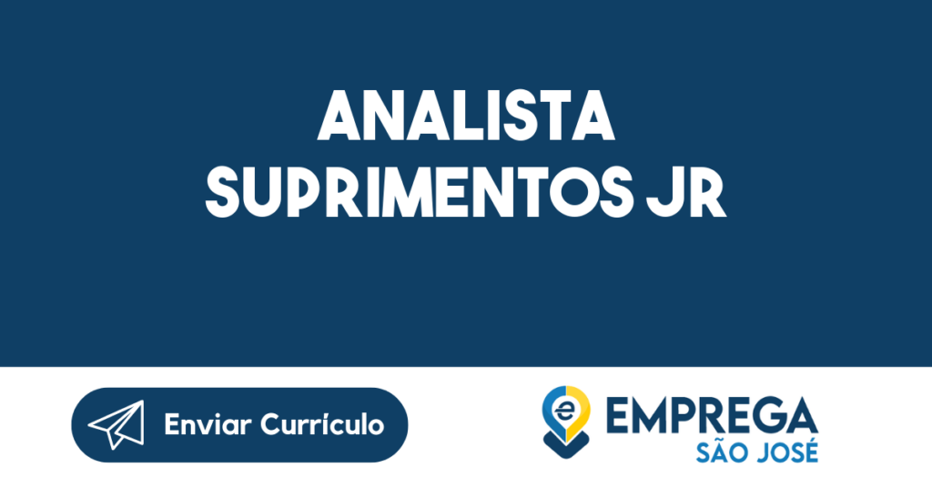 Analista Suprimentos Jr-Jacarei - Sp 1