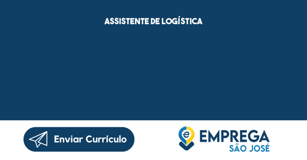 Assistente De Logística -Jacarei - Sp 1