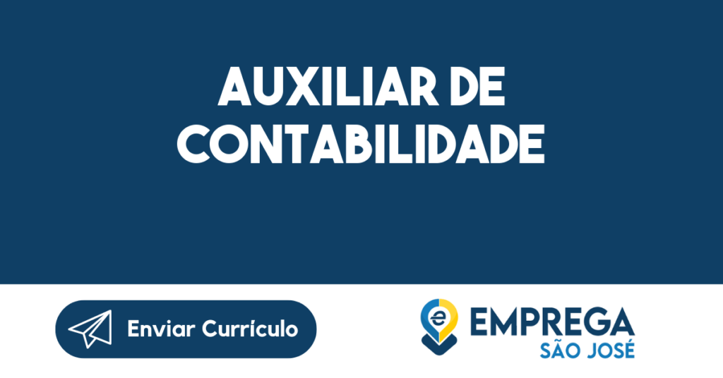 Auxiliar De Contabilidade-São José Dos Campos - Sp 1