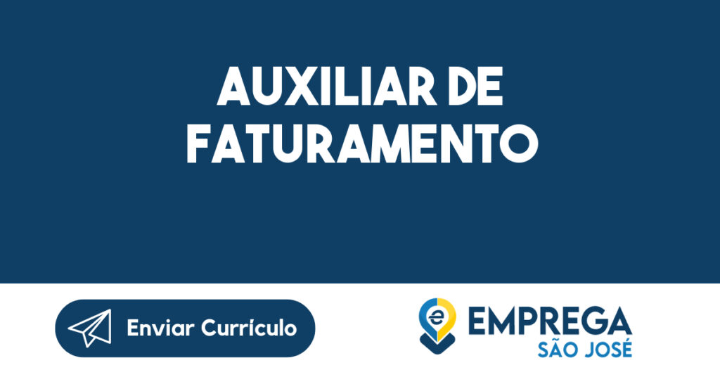 Auxiliar De Faturamento-São José Dos Campos - Sp 1