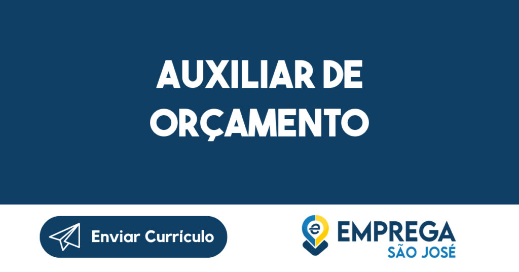 Auxiliar De Orçamento-Caçapava - Sp 1