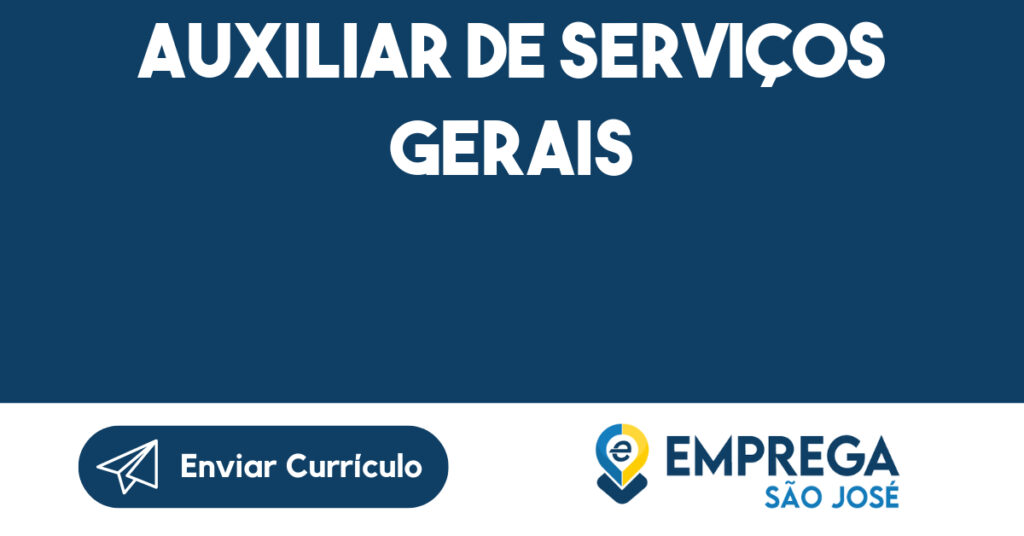 Auxiliar De Serviços Gerais-Jacarei - Sp 1