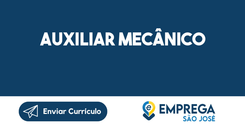 Auxiliar Mecânico-São José Dos Campos - Sp 1