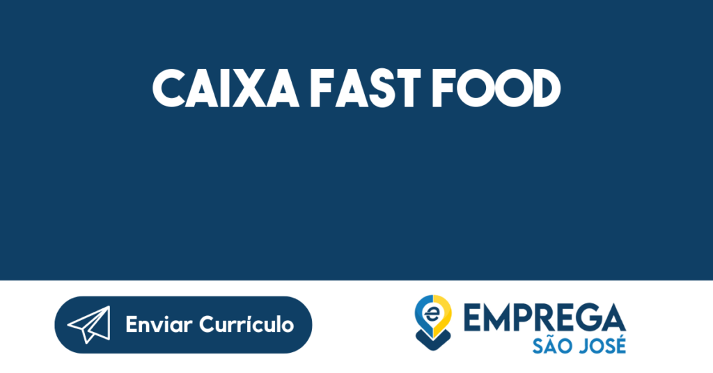 Caixa Fast Food-São José Dos Campos - Sp 1