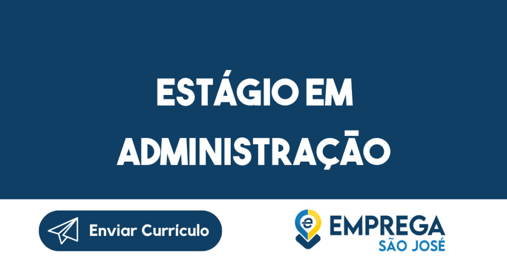 Estágio Em Administração-Jacarei - Sp 1