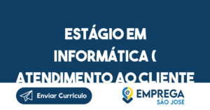 Estágio Em Informática ( Atendimento Ao Cliente De Ti - Suporte Técnico )-São José Dos Campos - Sp 14