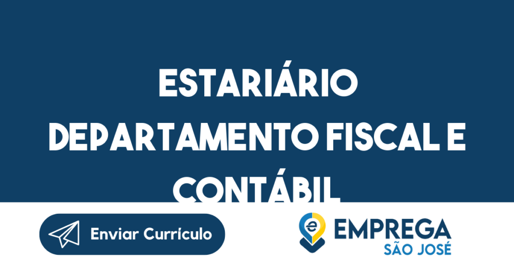 Estariário Departamento Fiscal E Contábil-São José Dos Campos - Sp 1