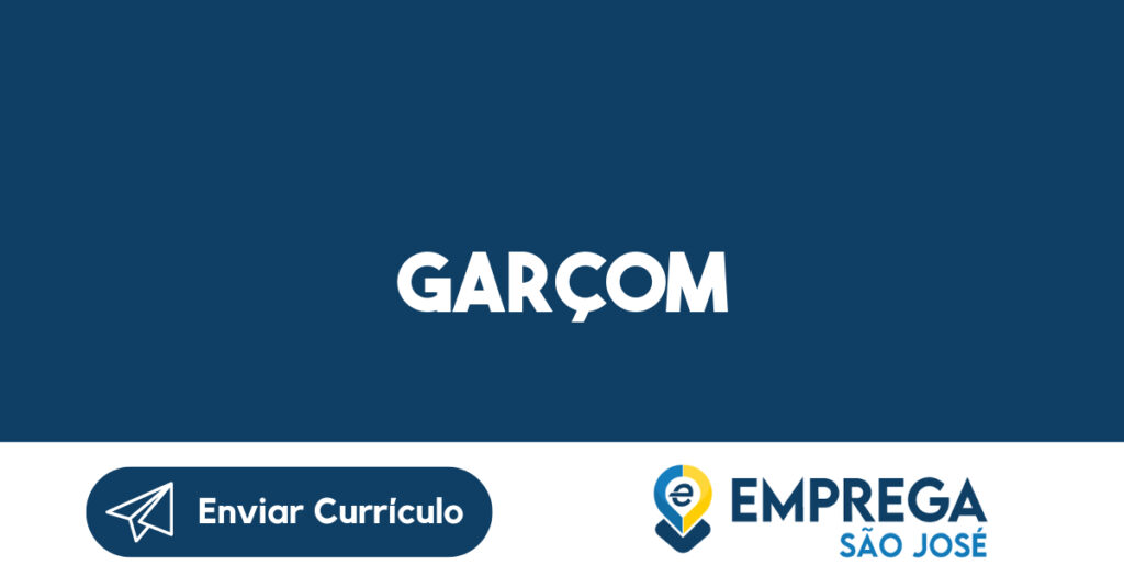 Garçom-São José Dos Campos - Sp 1