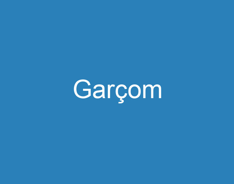 Garçom 1