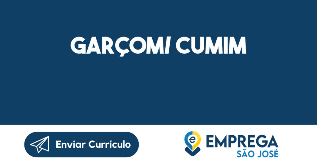 Garçom/ Cumim-São José Dos Campos - Sp 1