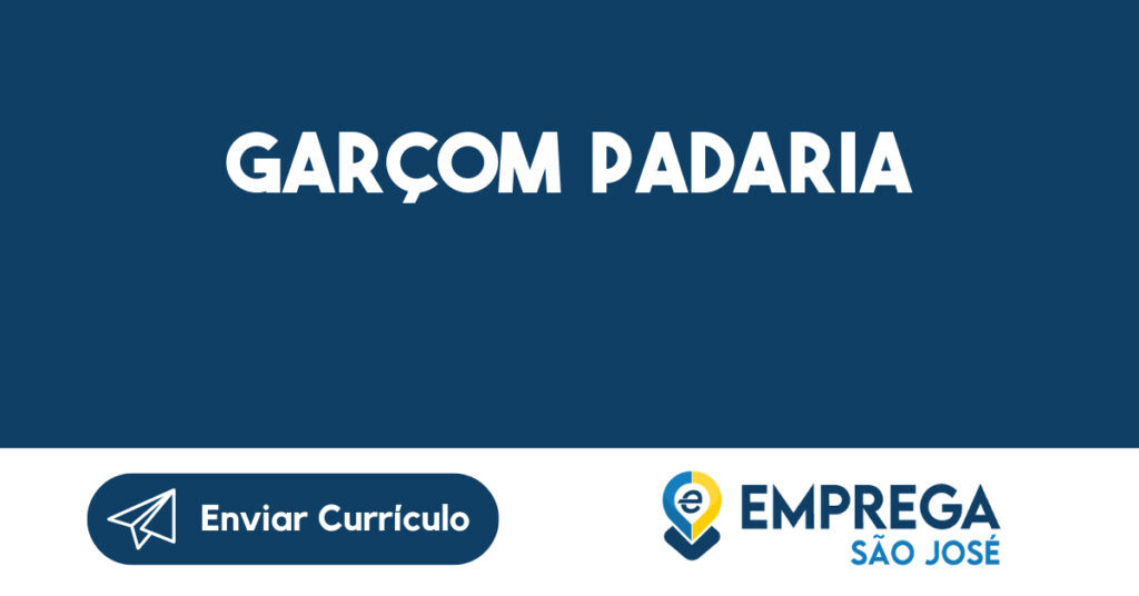 Garçom Padaria -São José Dos Campos - Sp 1