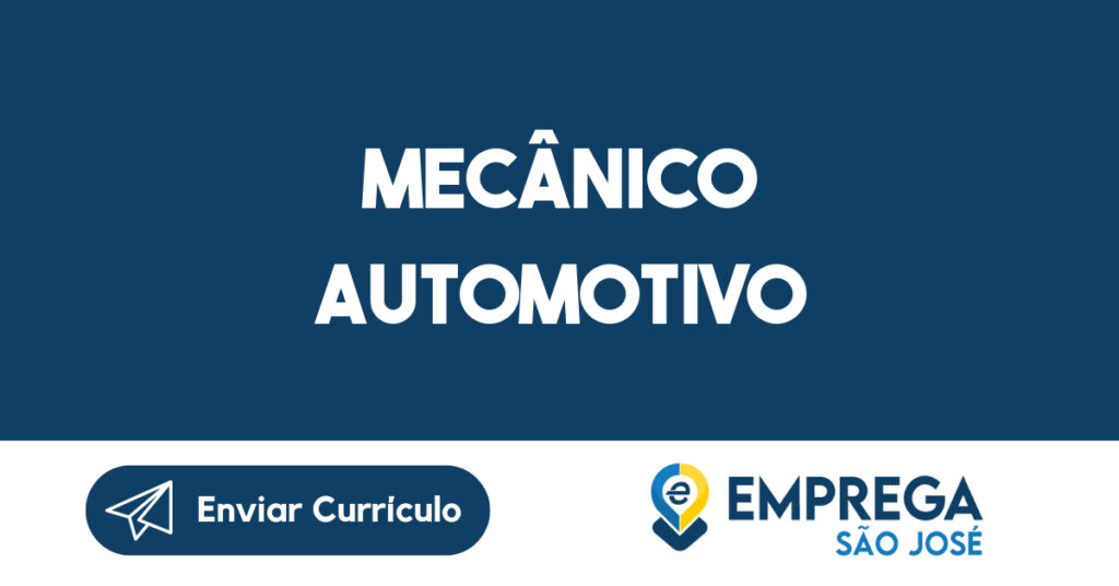 Mecânico Automotivo-São José Dos Campos - Sp 1