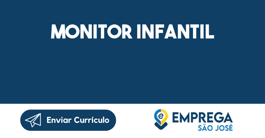 Monitor Infantil-Jacarei - Sp 1