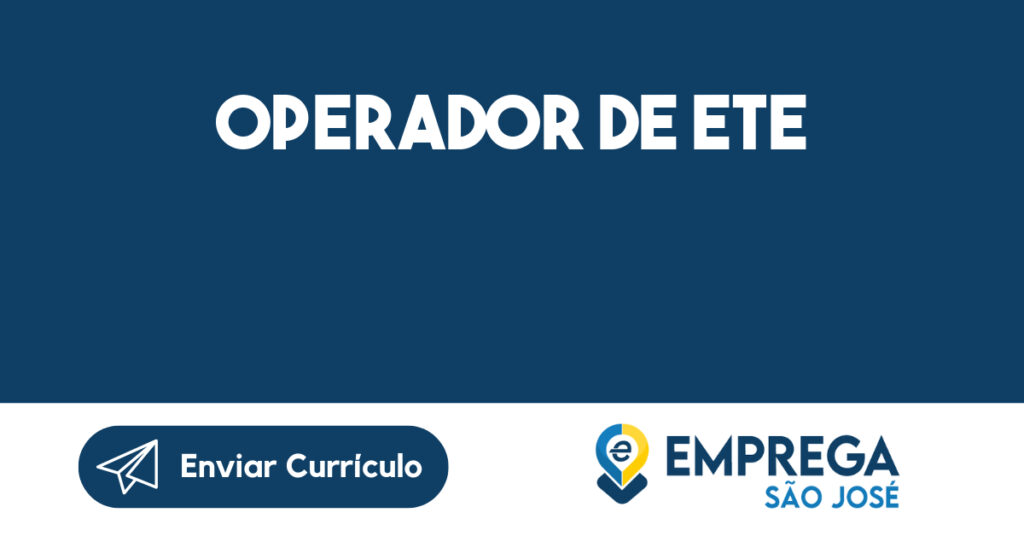 Operador De Ete-Jacarei - Sp 1