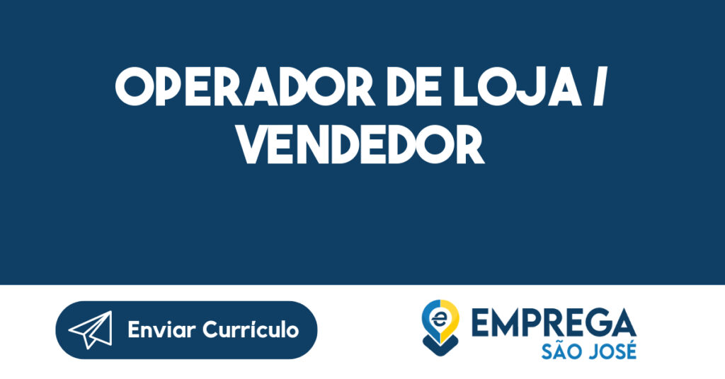 Operador De Loja / Vendedor-São José Dos Campos - Sp 1