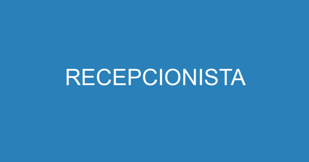 Recepcionista 1