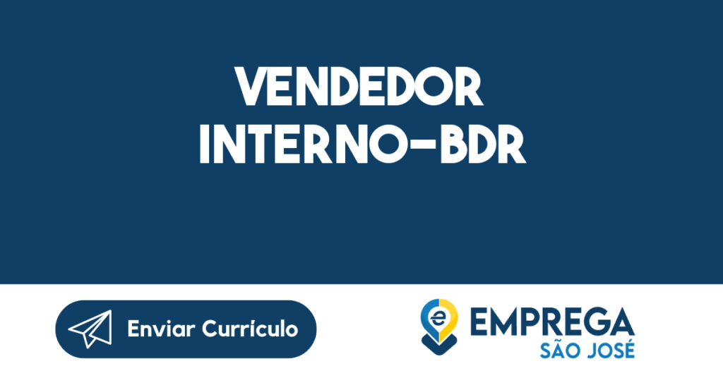 Vendedor Interno-Bdr-São José Dos Campos - Sp 1