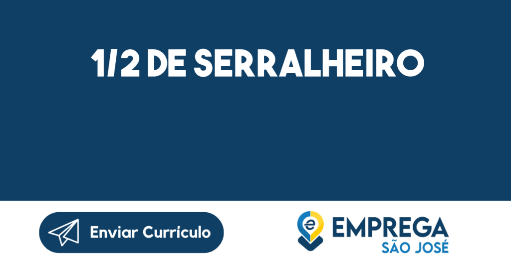 1/2 De Serralheiro-São José Dos Campos - Sp 1