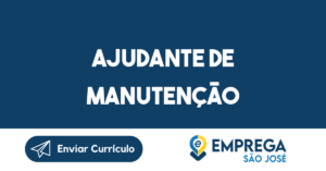 Ajudante De Manutenção-São José Dos Campos - Sp 8