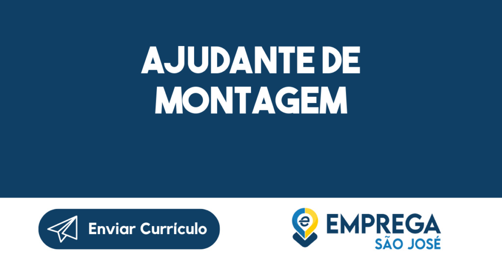 Ajudante De Montagem-São José Dos Campos - Sp 1