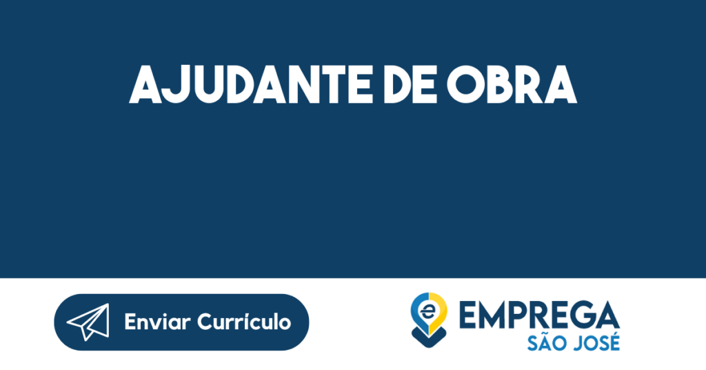 Ajudante De Obra-São José Dos Campos - Sp 1