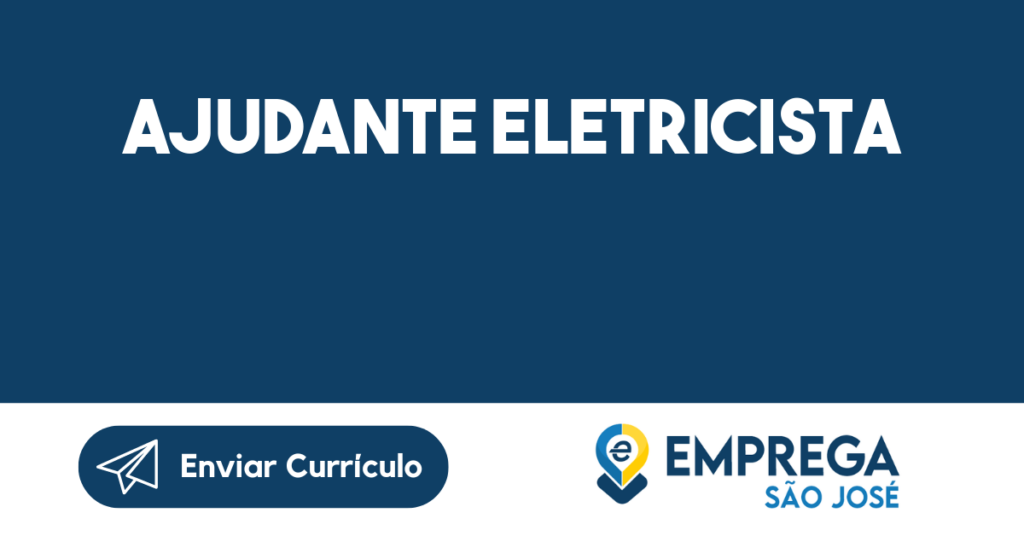 Ajudante Eletricista-São José Dos Campos - Sp 1