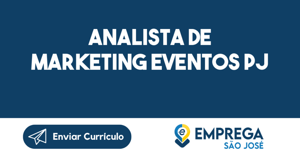 Analista De Marketing Eventos Pj-Jacarei - Sp 1