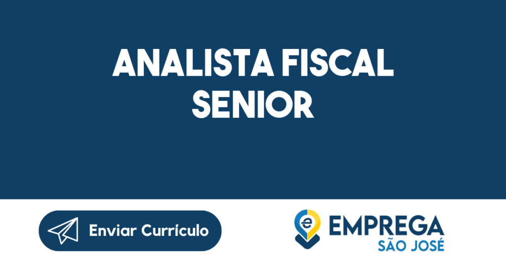 Analista Fiscal Senior-São José Dos Campos - Sp 1