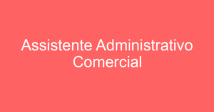 Assistente Administrativo Comercial 7