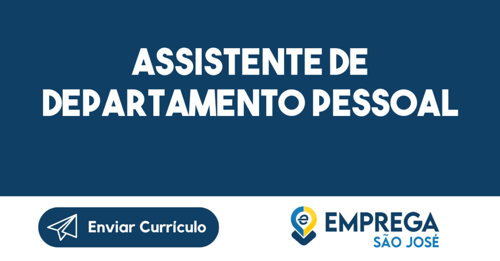 Assistente De Departamento Pessoal-Jacarei - Sp 1