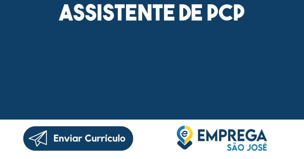 Assistente De Pcp-Jacarei - Sp 1